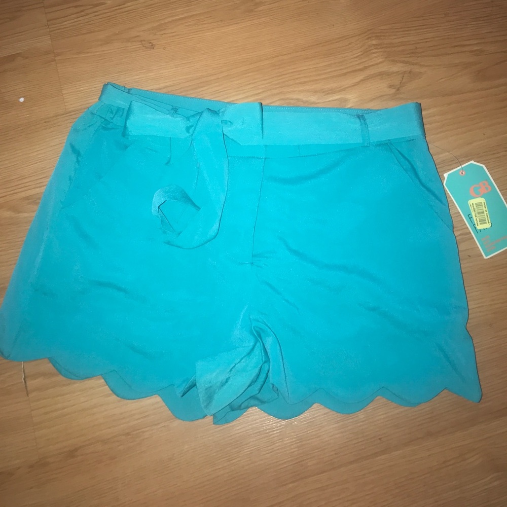Scalloped shorts